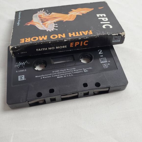 Faith No More – Epic Cassette Single (1989) - Picture 3 of 3